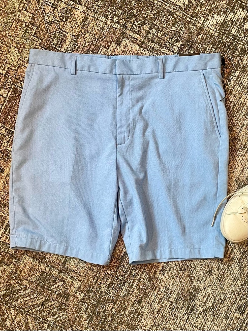 Walter Hagen Golf Shorts Mens 40 Blue Flat Front Performance